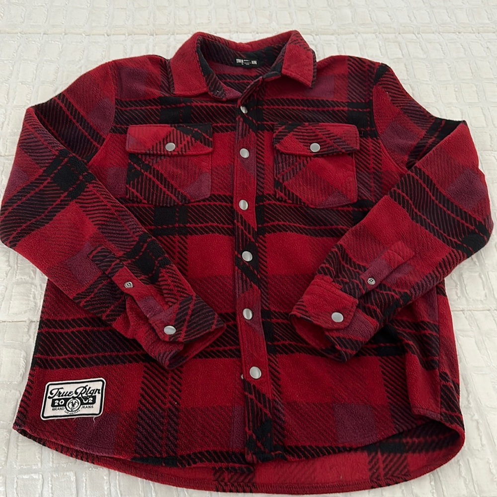 True Religion Fleece Shirt Jacket
